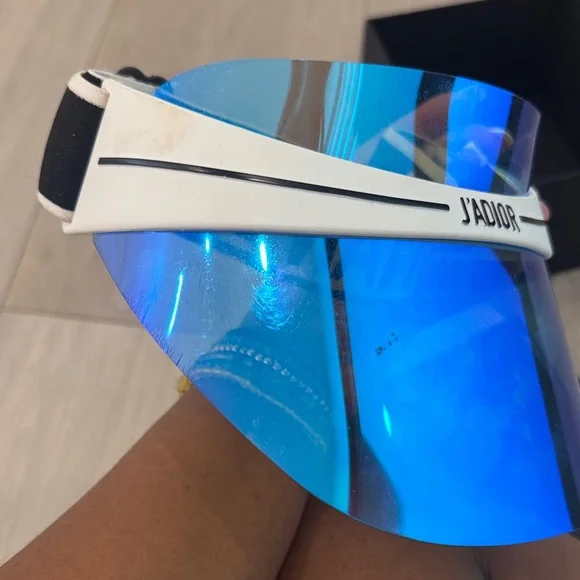 Dior J'Adior Blue and White Visor - Picture 8 of 10